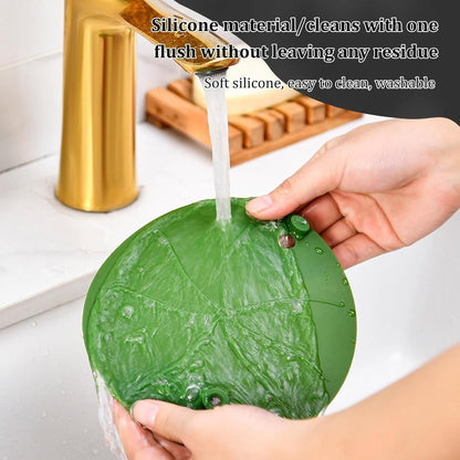 Lotus Leaf Silicone Floor Bathtub Cover