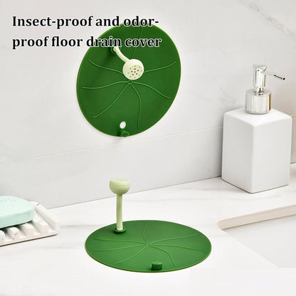 Lotus Leaf Silicone Floor Bathtub Cover
